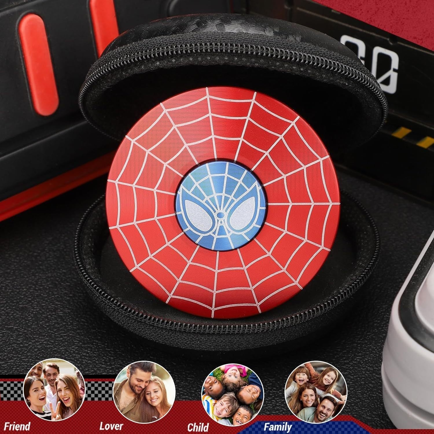 Spider Man Theme Metal Spinner